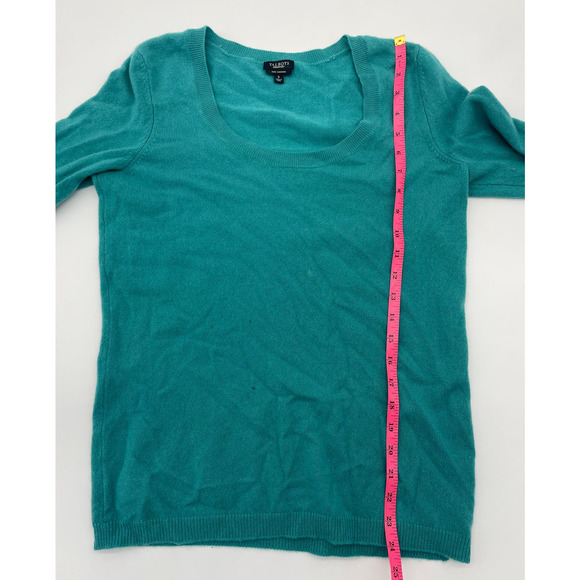 Talbots Teal Cashmere Sweater - Picture 5 of 5